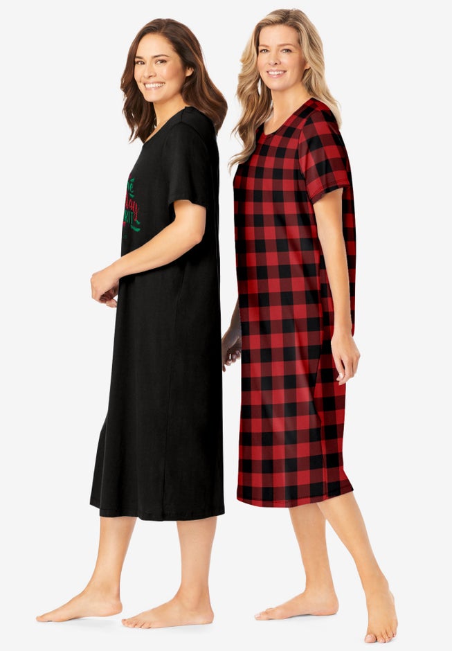 2-Pack Long Sleepshirts image number 2