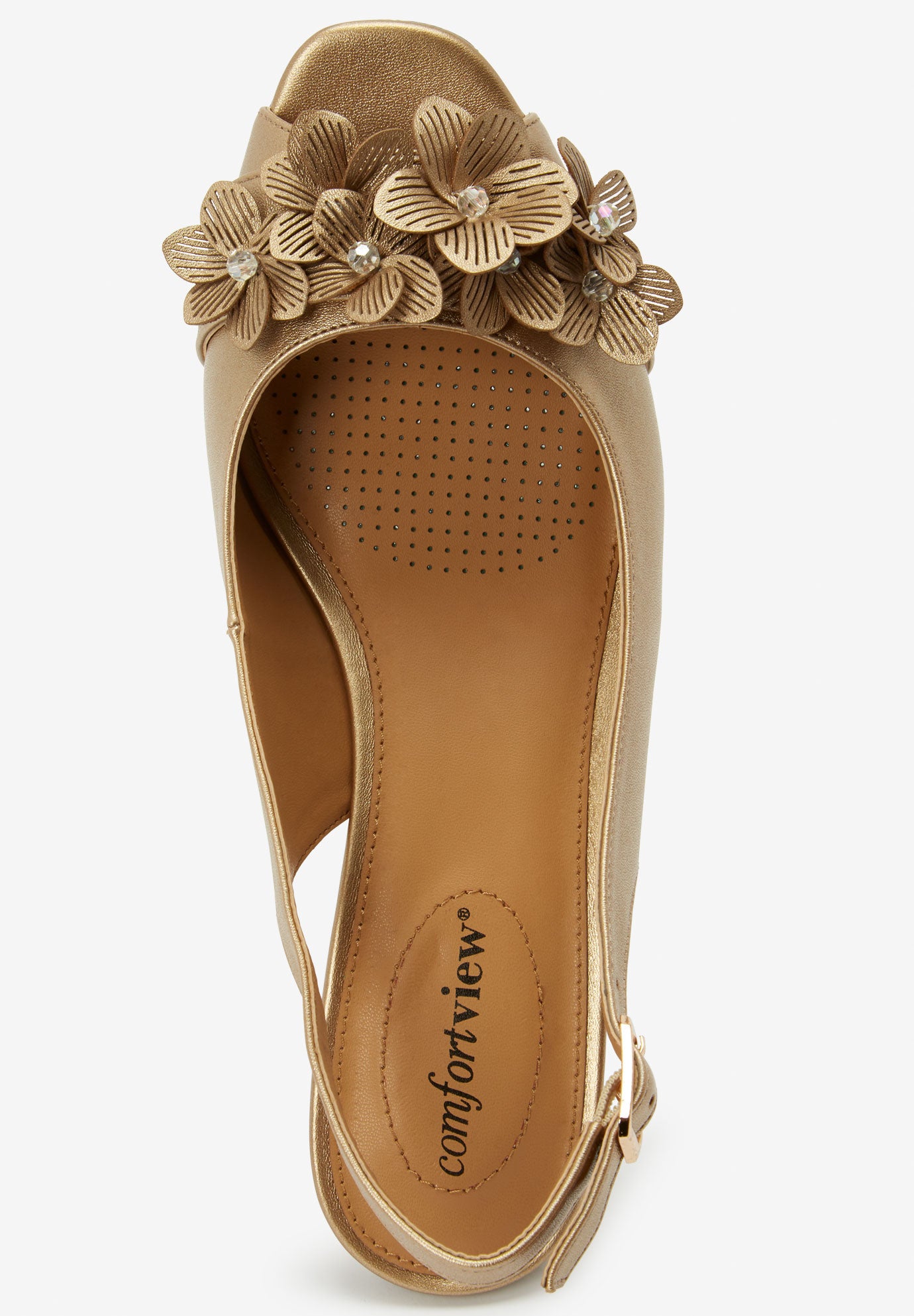 The Rider Leather-Like Slingback image number 4