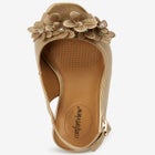 The Rider Leather-Like Slingback image number null