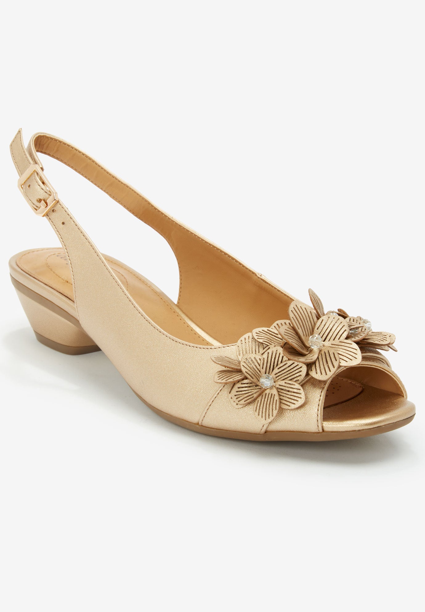 The Rider Leather-Like Slingback image number 0