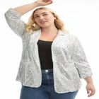 Sequin Blazer image number null