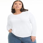 Ribbed Crewneck Top image number null