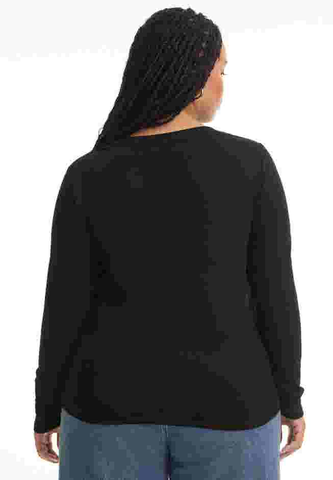 Ribbed Crewneck Top image number 1