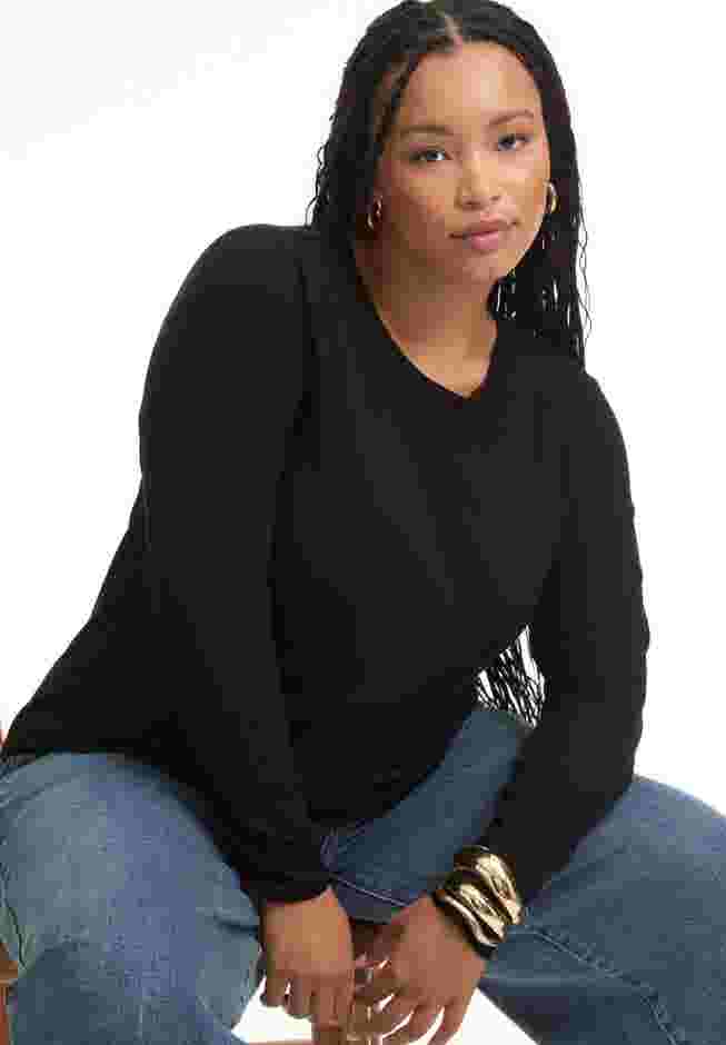 Ribbed Crewneck Top image number 2