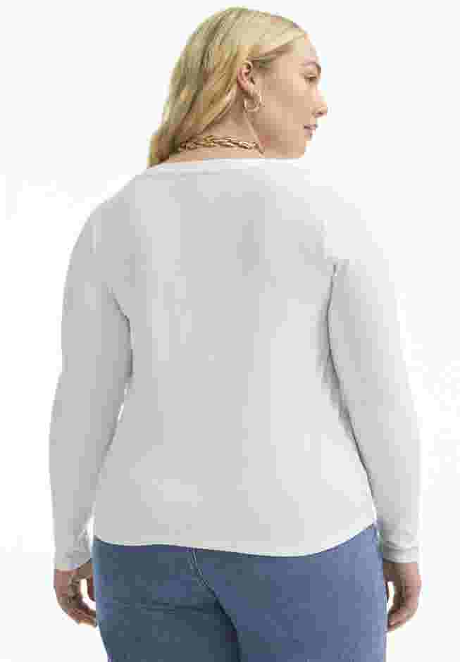 Ribbed Scoopneck Top image number 2