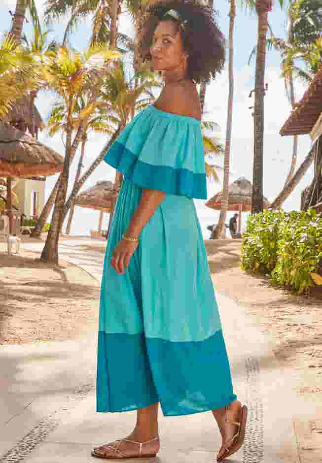 Mia Off the Shoulder Maxi Dress image number 3