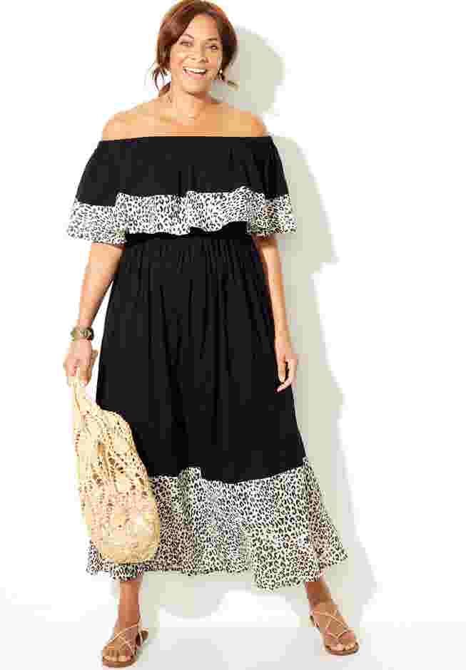 Mia Off the Shoulder Maxi Dress image number 0