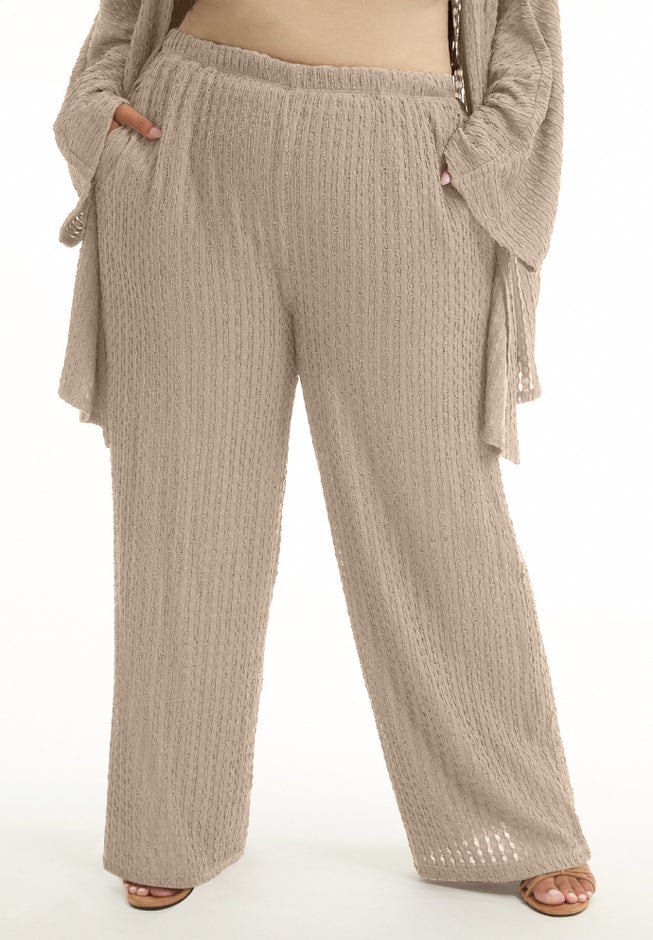 Knitted Pull-On Pants image number 2