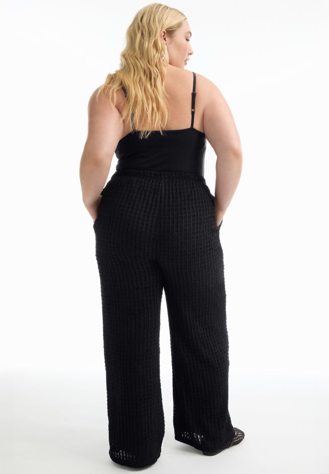 Knitted Pull-On Pants image number 1
