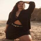 Crochet Button Down Shirt image number null