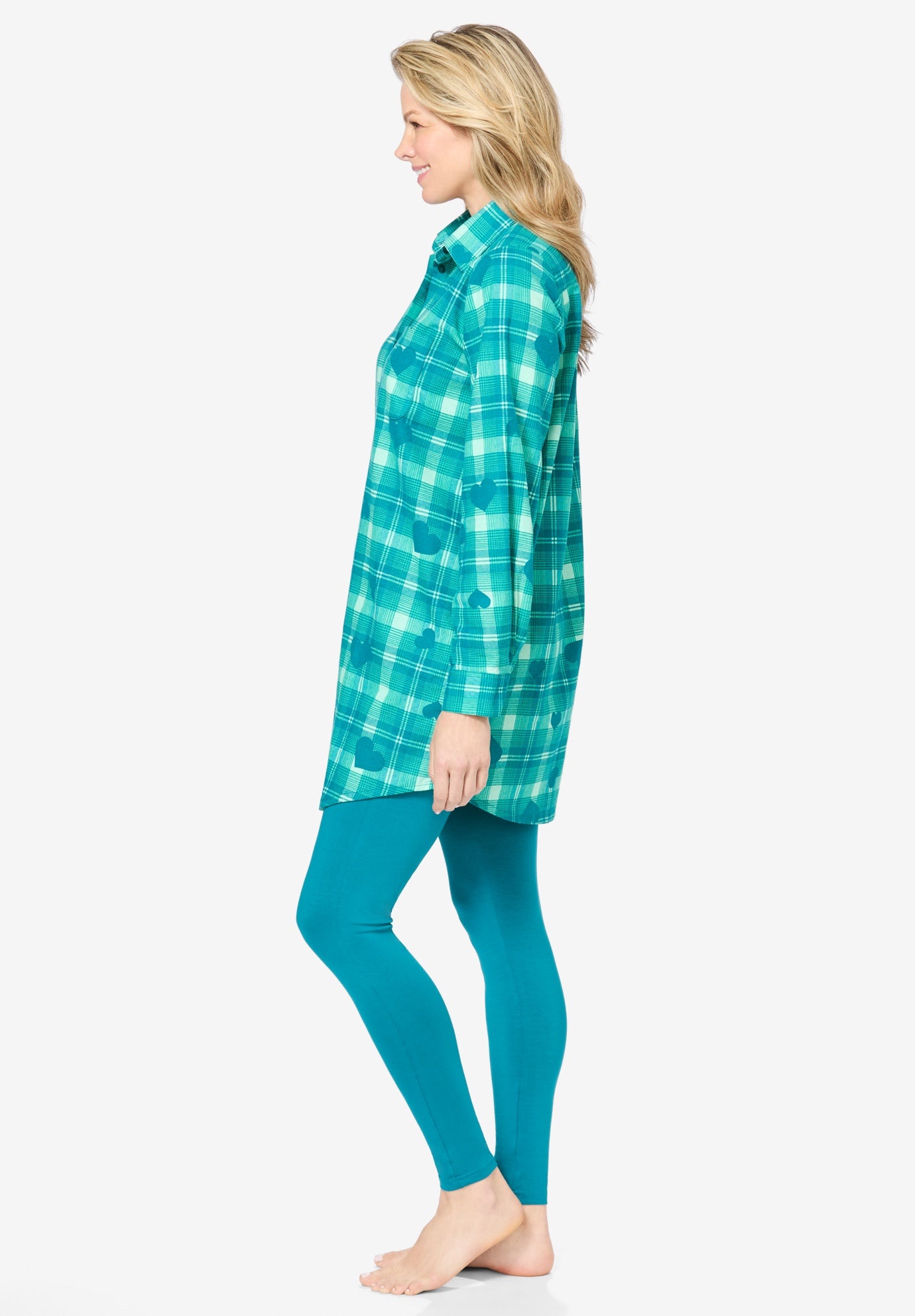 Plaid PJ Set image number 2