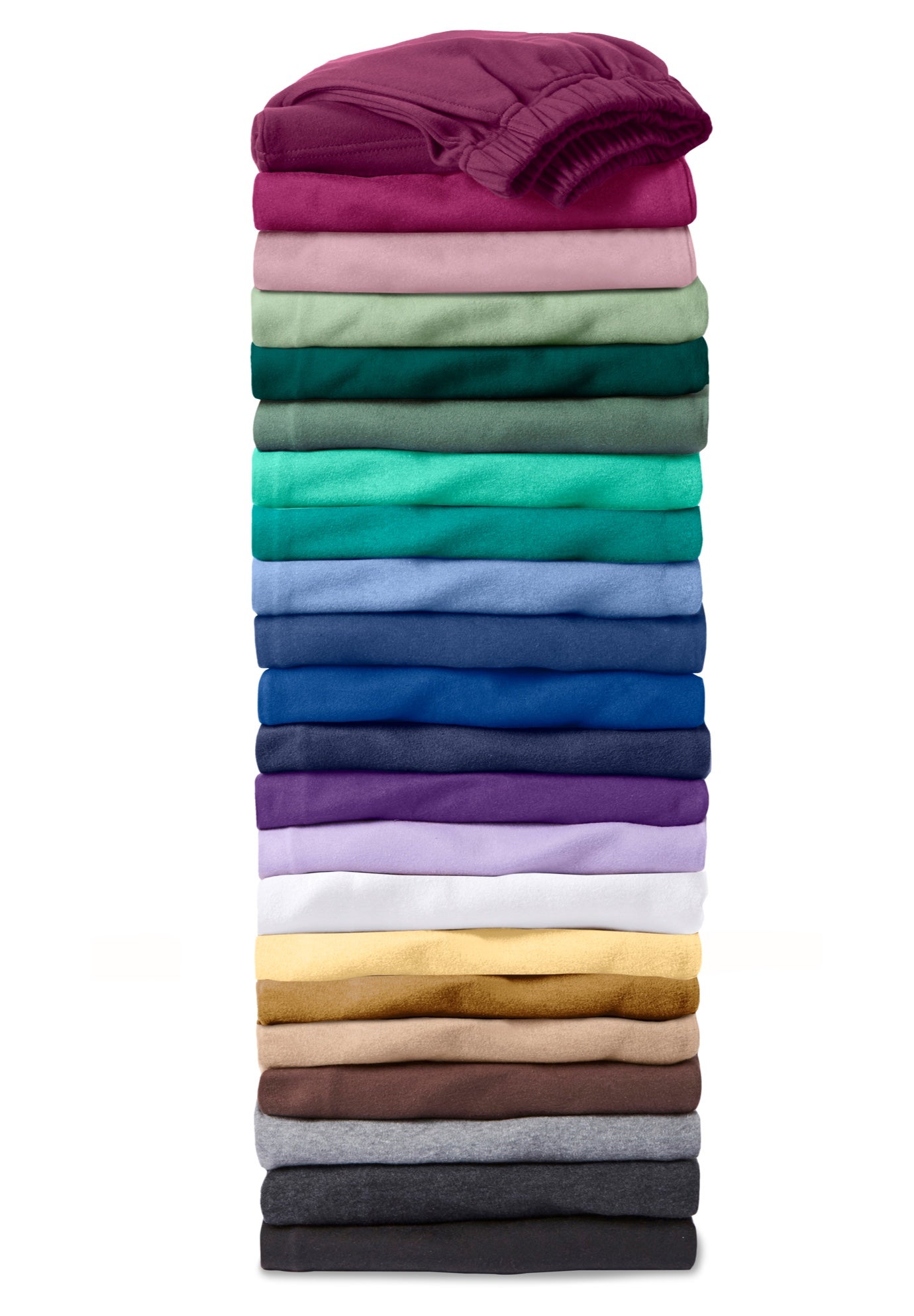 7-Day Wide-Leg Elastic-Waist Stretchy Knit Pant image number 7