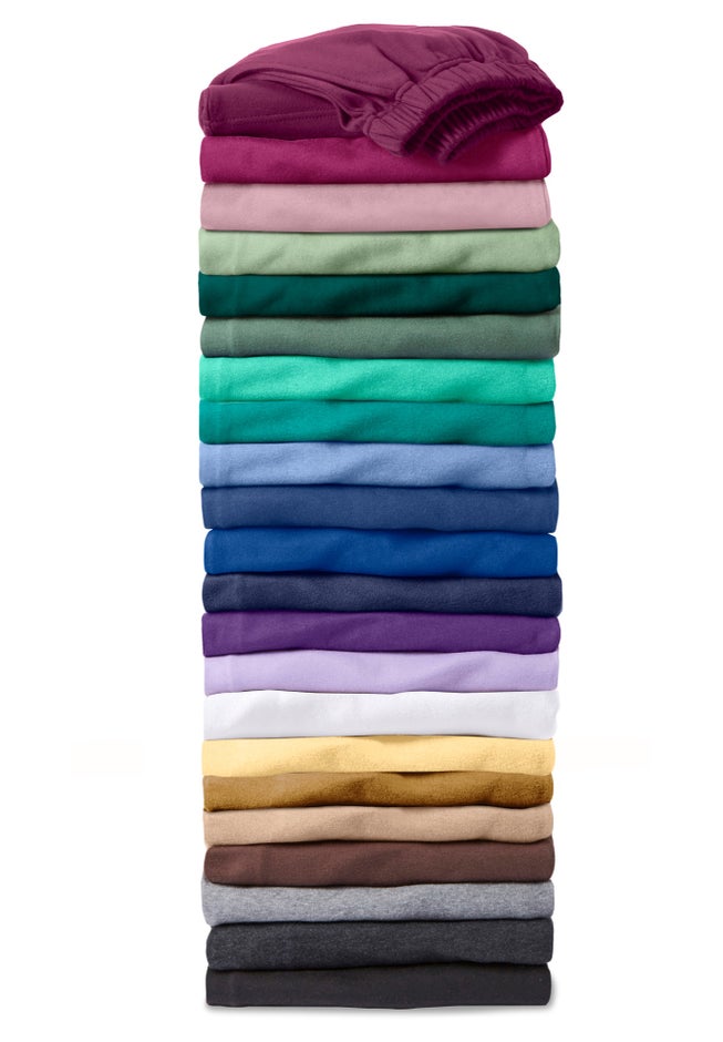 7-Day Wide-Leg Elastic-Waist Stretchy Knit Pant image number 7