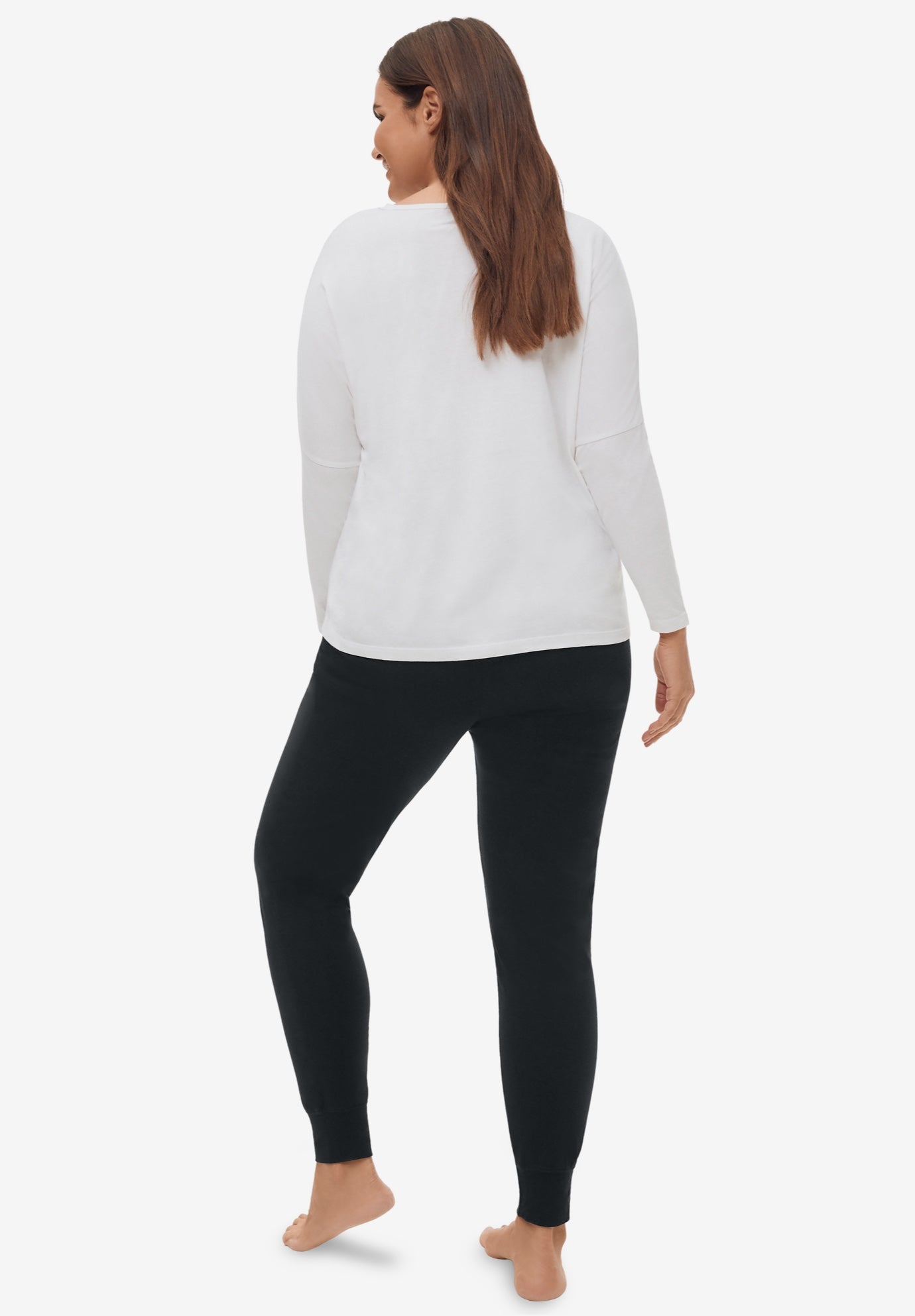 Cotton Spandex Jersey Jogger Sleep Pants image number 1