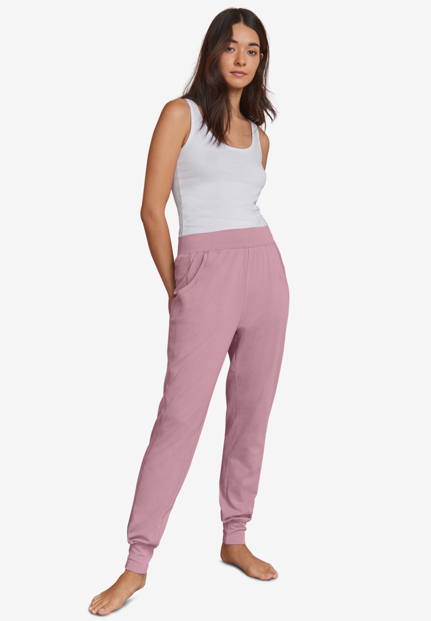 Cotton Spandex Jogger Pull On Pants image number 0