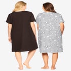 Dreams & Co&reg; 2-Pack Sleepshirt image number null