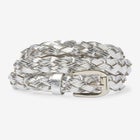 Metallic Braided Belt image number null