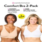 2-Pack Cotton Full Coverage Bra image number null
