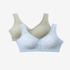 2-Pack Cotton Full Coverage Bra image number null