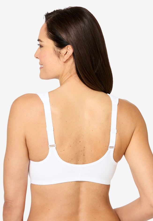 Glamorise&reg; Wonderwire&reg; Front-Close Cotton Underwire Bra 1241 image number 1