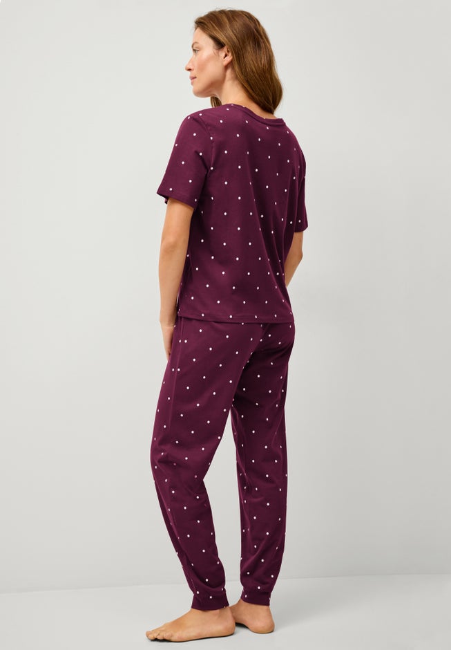 Short Sleeve Tee & Jogger 2-Piece Sleep Set image number 1