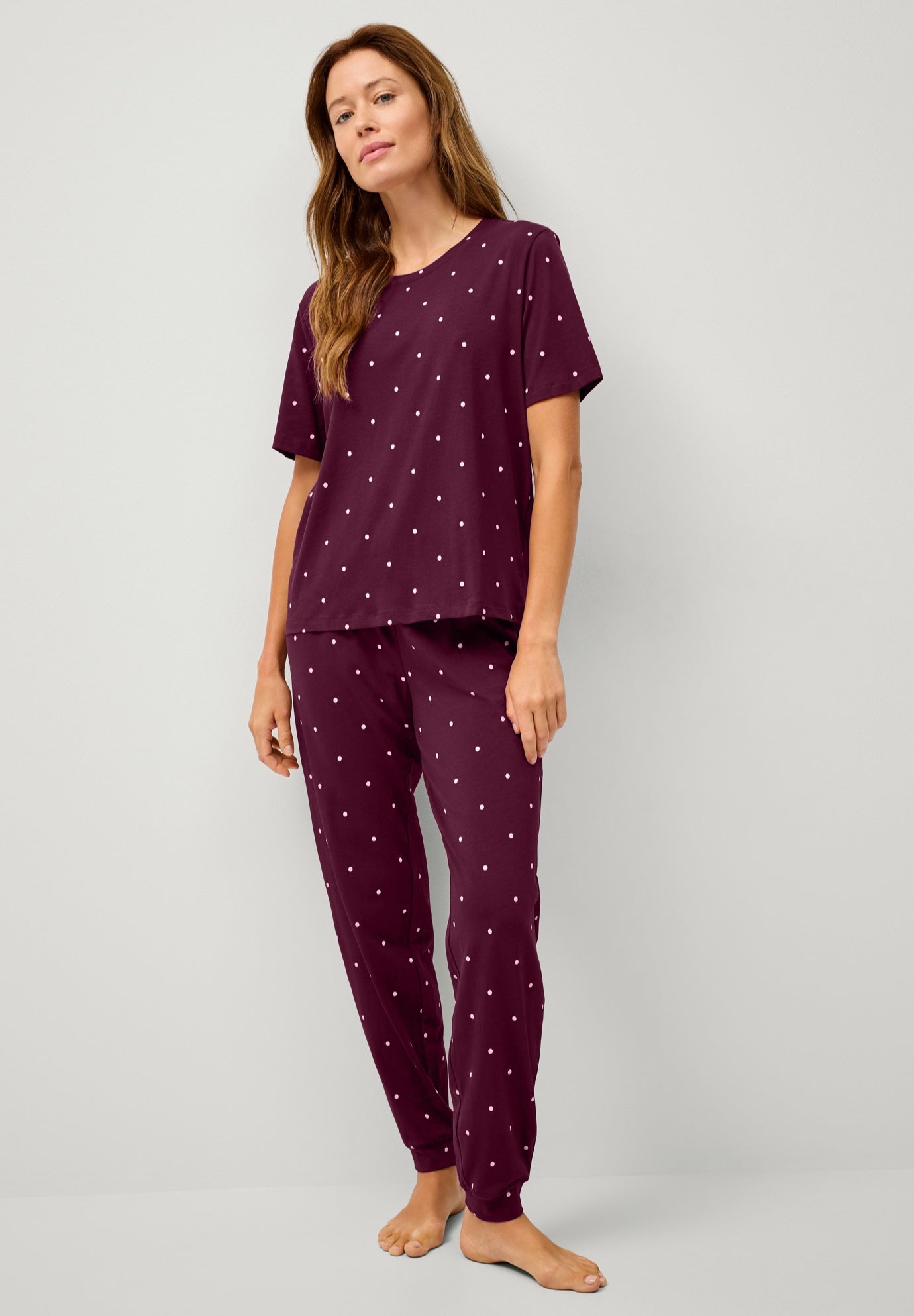 Short Sleeve Tee & Jogger 2-Piece Sleep Set image number 0