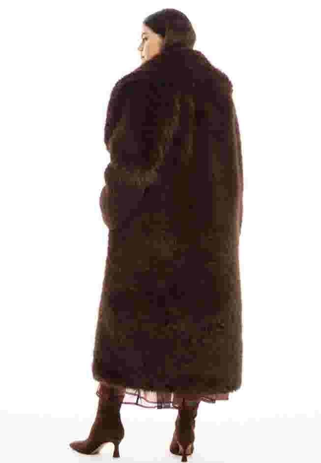 Shaggy Faux Fur Coat image number 1