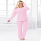 Thermal Henley Pajama Set image number null