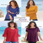 Ultimate Long Sleeve V Neck Tee image number null