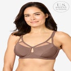 Full Coverage Mesh Side Wire Bra image number 0