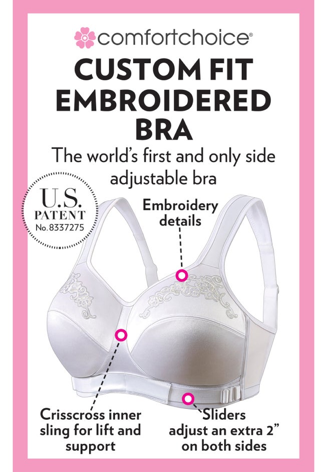 The Embroidered Custom Fit Bra image number 3