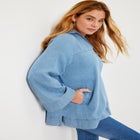 Cotton Denim Blouse image number null