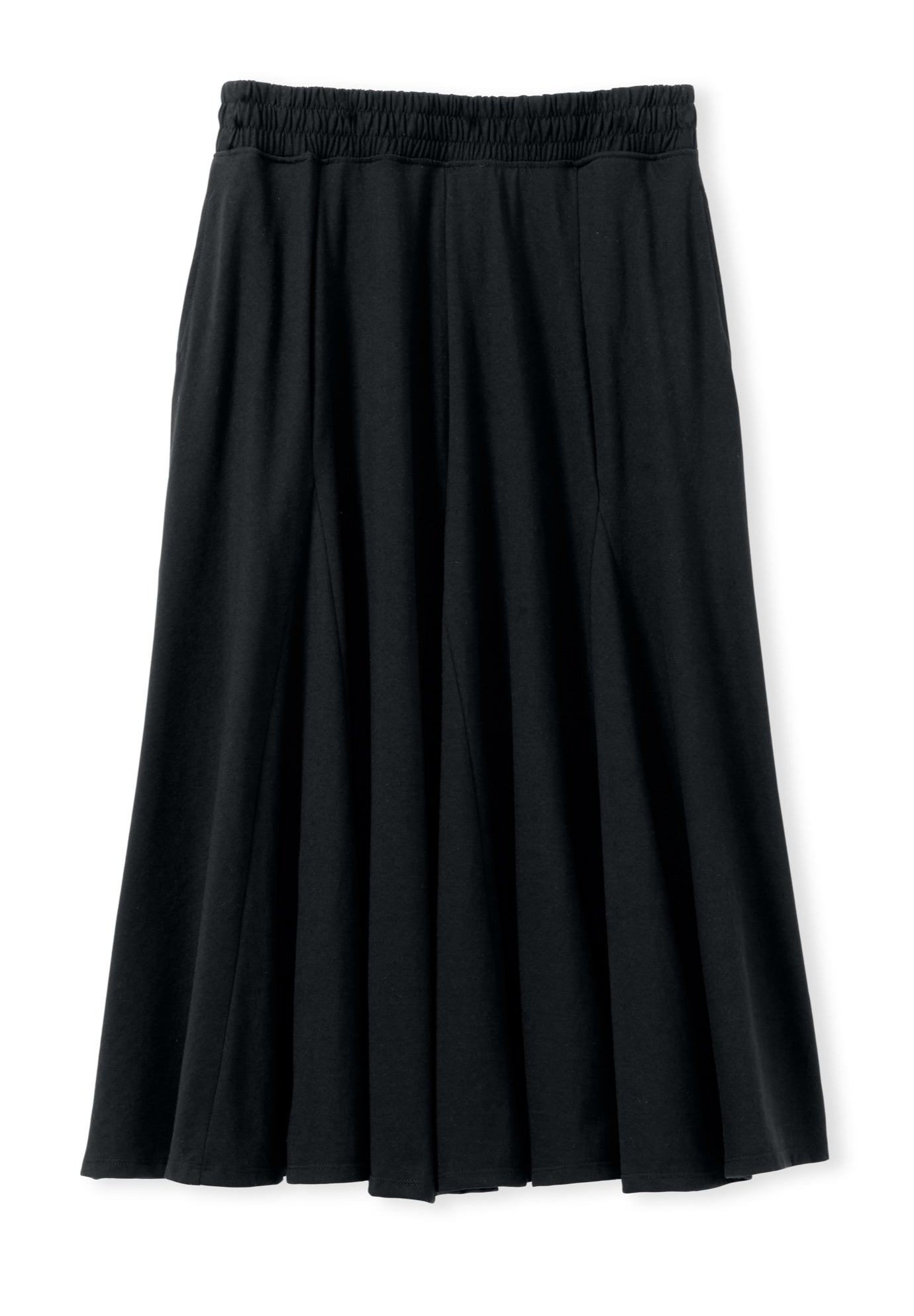 Wide Elastic Waist Skirt image number 3