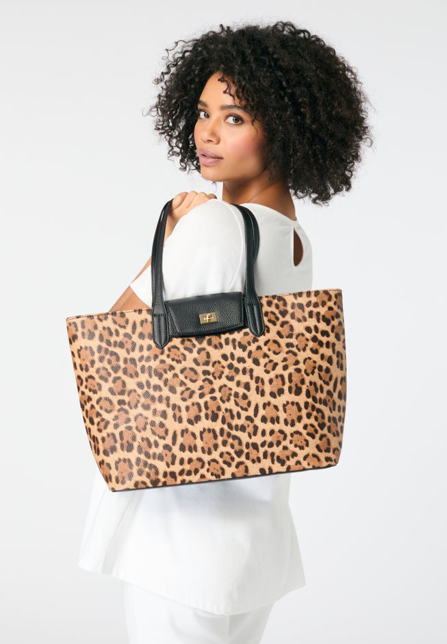 Animal Print Tote Bag image number 4