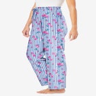 Knit Sleep Pant image number null