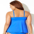 Longer Length High Neck Halter Tankini Top image number null