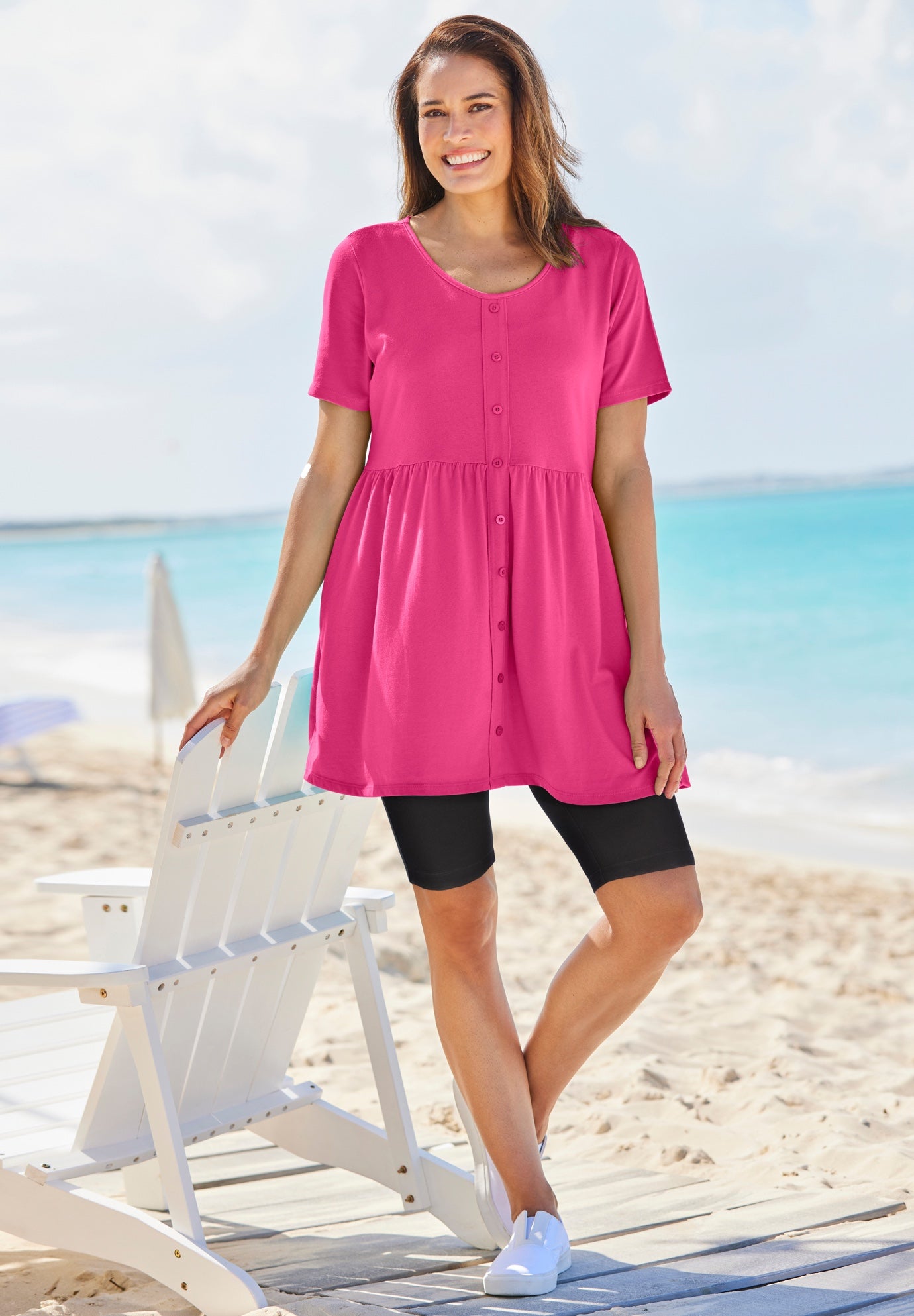 Stretch Cotton Bike Short image number 0