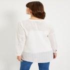 Lace-Paneled Blouse image number null