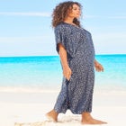 V-Neck Swim Caftan image number null