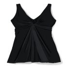 Twist-Front V-Neck Tummy Control A-Line Swim Dress image number 3