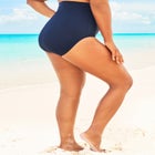 High-Waist Swim Brief with Tummy Control image number null