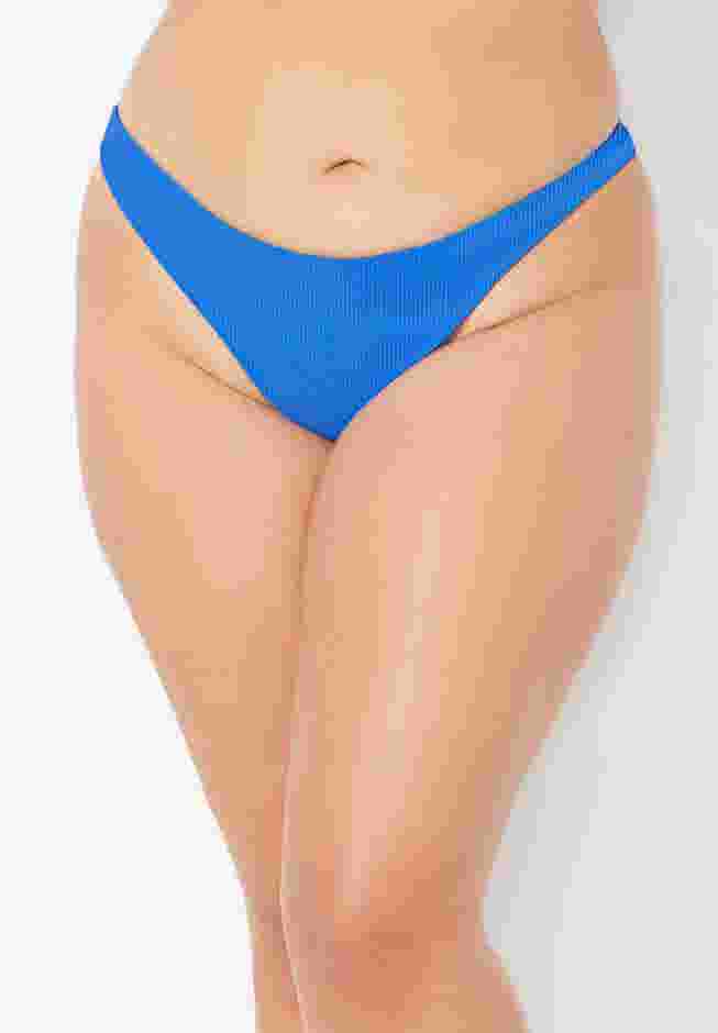 The Camille Ribbed Moderate Coverage Bikini Bottom image number 4