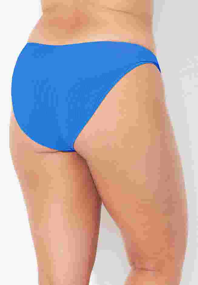 The Camille Ribbed Moderate Coverage Bikini Bottom image number 5