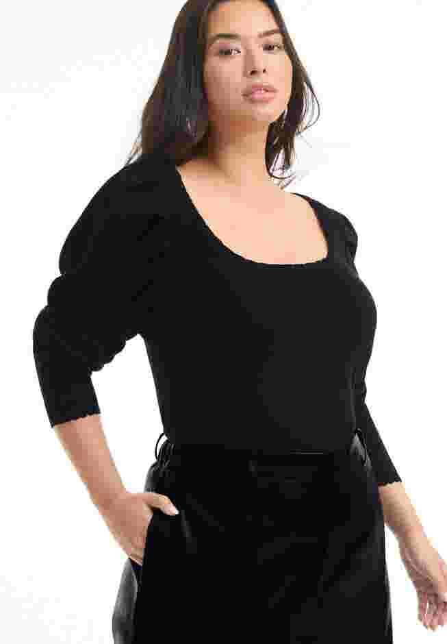 Cuffed Faux Leather Pants image number 3