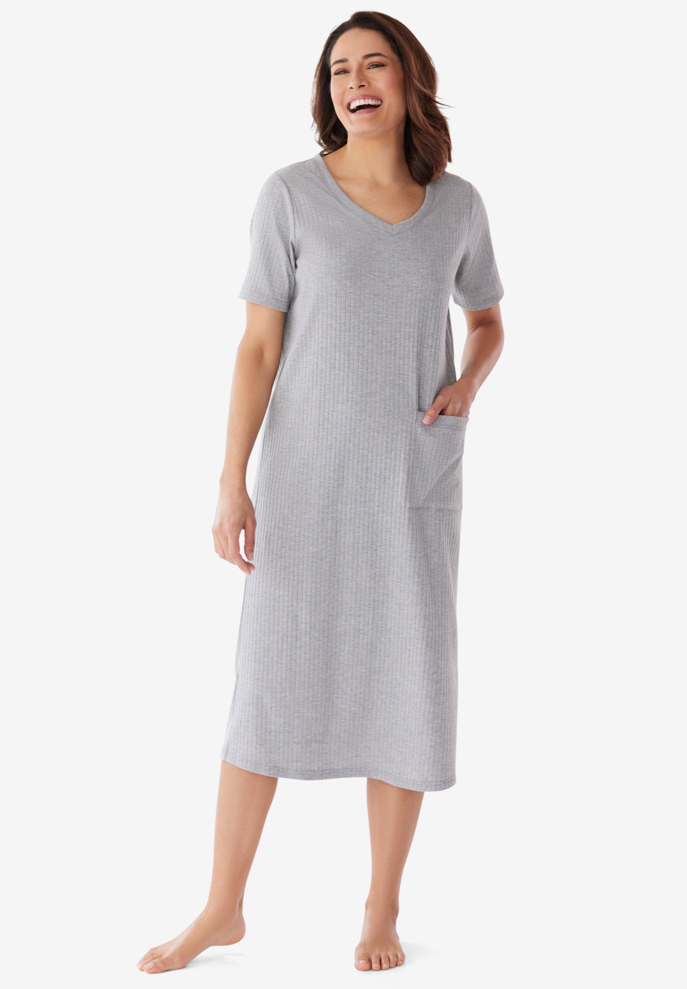 Ribbed Sleepshirt image number 0