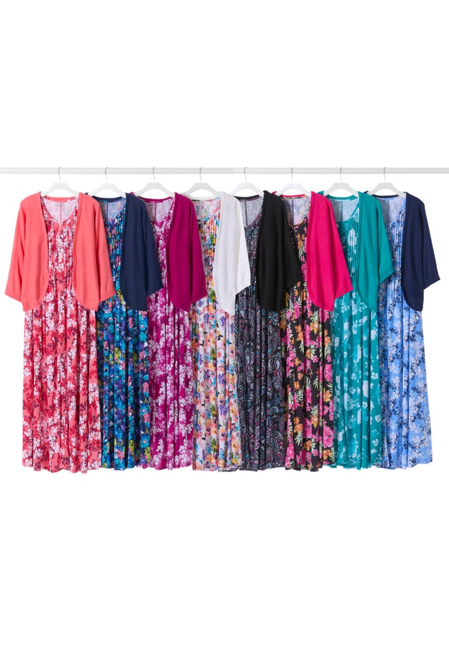 Rib Trim Cardigan Shrug Sweater image number 5