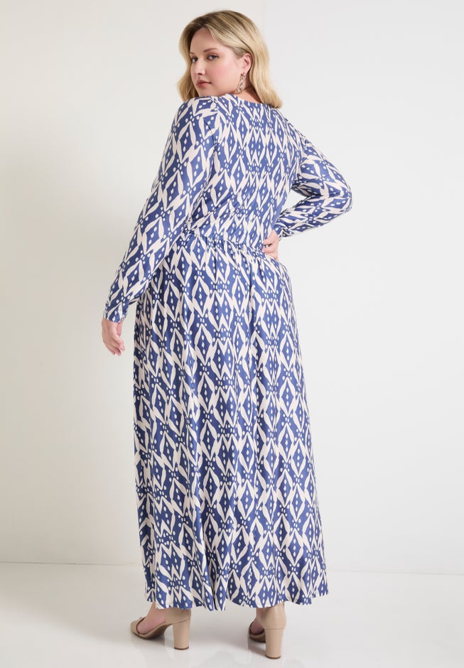 V Neck Maxi Dress image number null