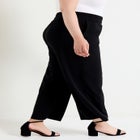 Cropped Wide-Leg Knit Pants image number null