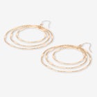 Layered Circle Drop Earrings image number null