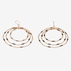 Layered Circle Drop Earrings image number null